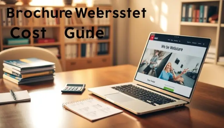 brochure website cost