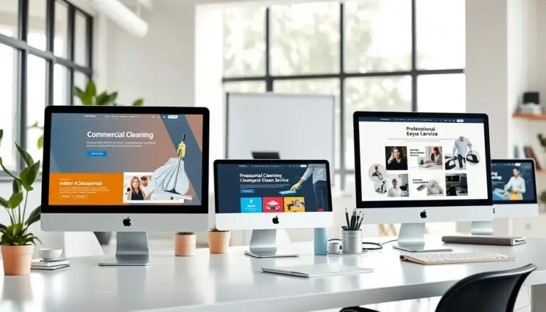 commercial cleaner website examples