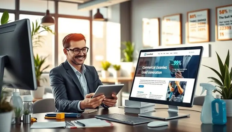 commercial cleaner website lead generation