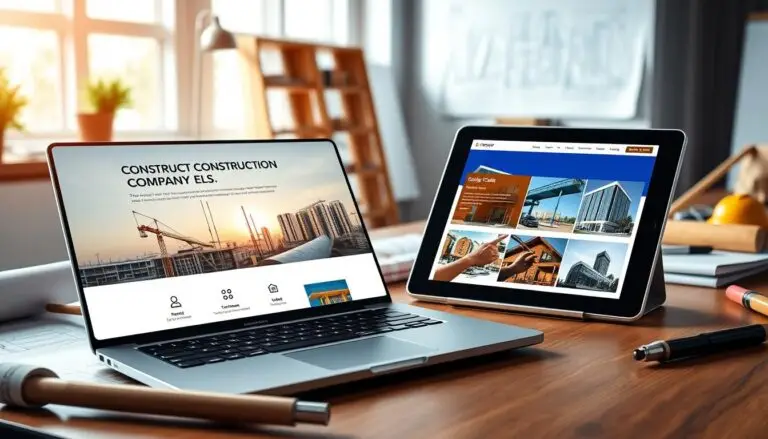 construction company website examples