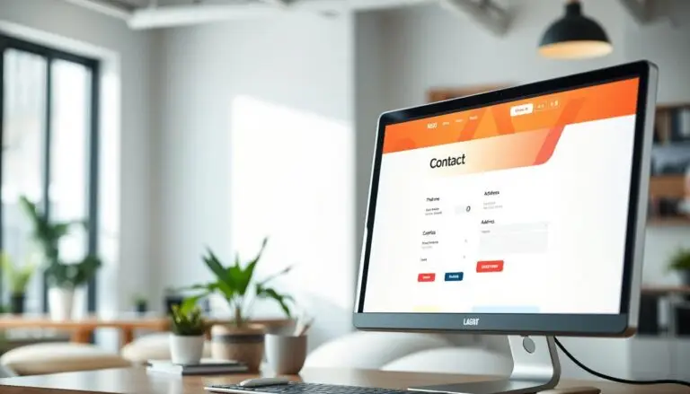 contact page examples for small business