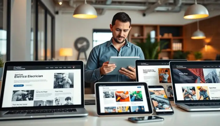 electrician website examples australia
