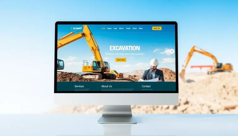 excavation company website examples
