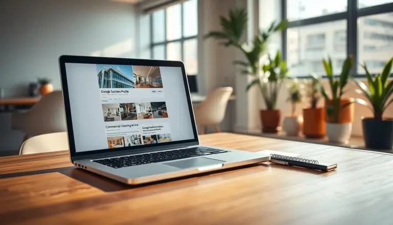 google business profile for commercial cleaners