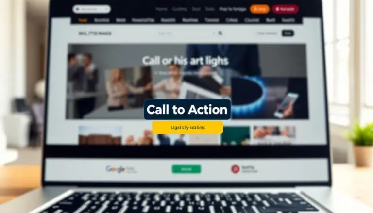 website call to action placement