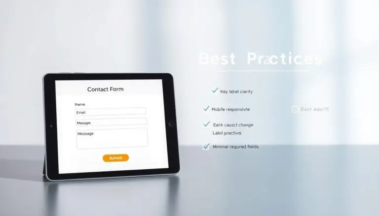 website contact form best practices