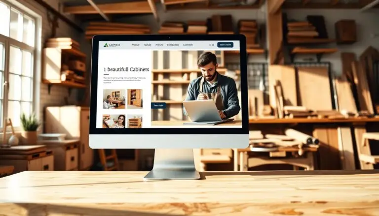 website design for cabinet makers