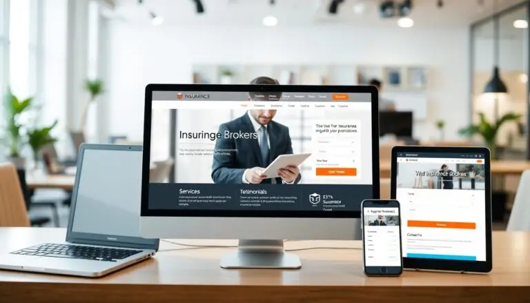 website design for insurance brokers
