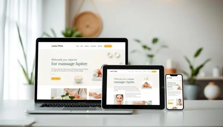 website design for massage therapists