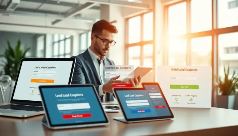 website lead capture forms